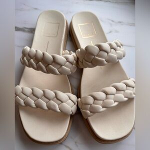 DV Dolce Vita cream Indy braided sandals